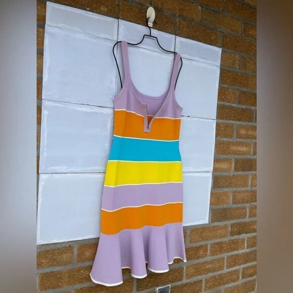 Tanya Taylor Noreen Colorblock Dress large - Picture 8 of 16